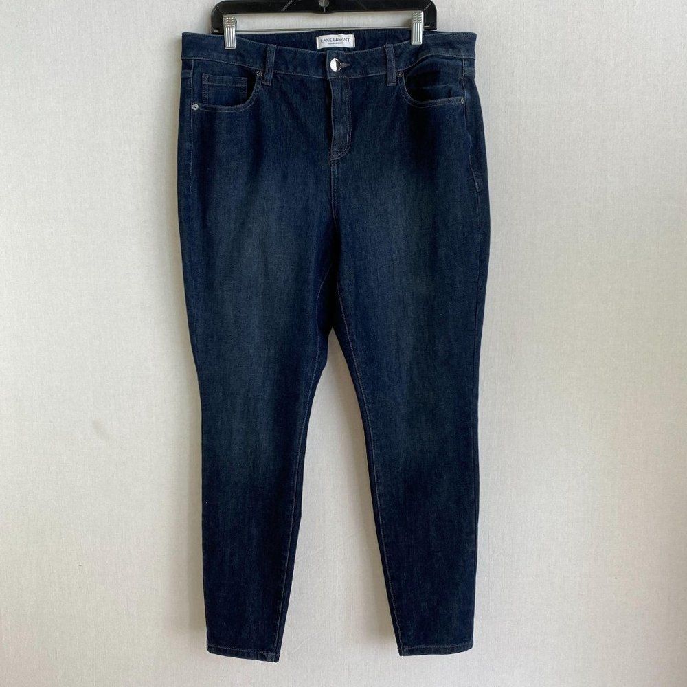 LANE BRYANT Dark Blue 53% Cotton Jean NWT